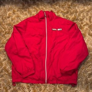 Vtg Catalina Red Windbreaker Women’s Jacket size 12/14